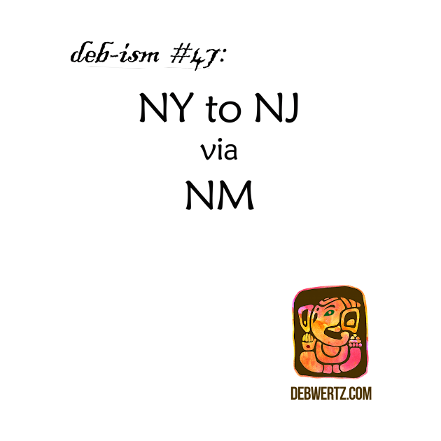 NY to NJ via NM by Debisms