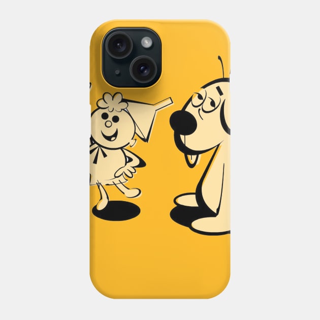 Tom Terrific and Manfred the Wonder Dog Phone Case by offsetvinylfilm