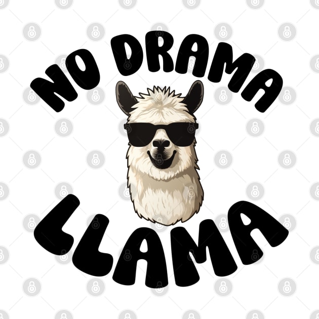 Cute Funny No Drama Llama by MugsForReal