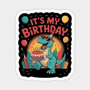 T-rex Birthday Party Japan Monster Dinosaur It's My Birthday Magnet