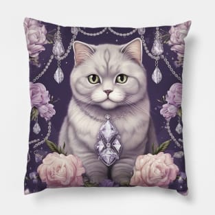 British Shorthair Cat Pattern Pillow