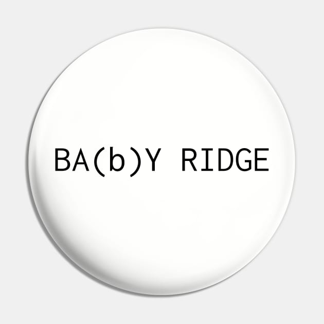 Ba(b)y Ridge Pin by US Japan Fam