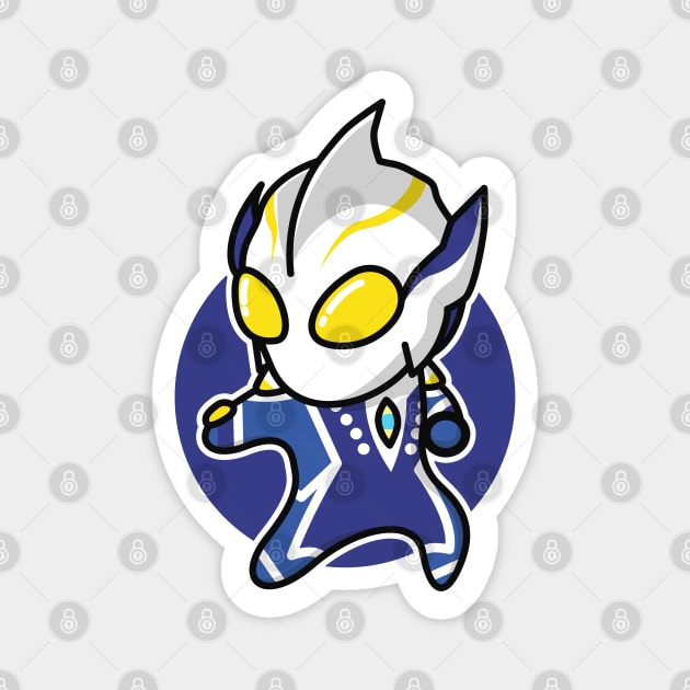 Ultraman Hikari Chibi Style Kawaii Magnet by The Toku Verse