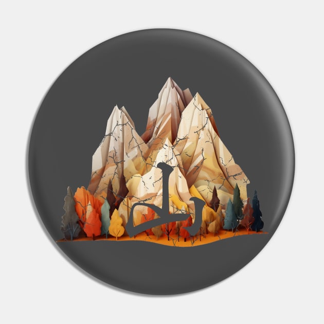 Yama Mountain Pin by Alpis Inspired