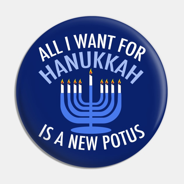 Impeach Trump Hanukkah Pin by epiclovedesigns