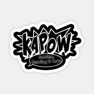 Kapow! White Magnet