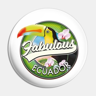 Explore fabulous Ecuador logo Pin