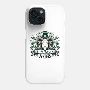 Astrology for Aries Birthday on St. Patrick's Day Phone Case