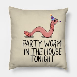 Party worm Pillow