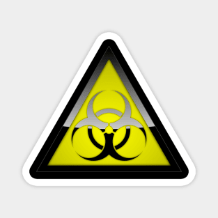 Biohazard warning symbol danger hazard social distancing Magnet