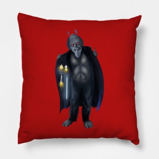 Sketchy Mothman Pillow