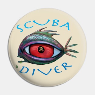 SCUBA Diver Pin