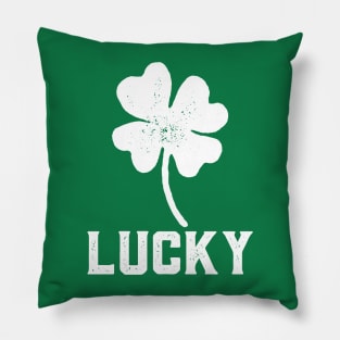 Lucky 4-Leaf Clover for This St. Patrick's Day Pillow