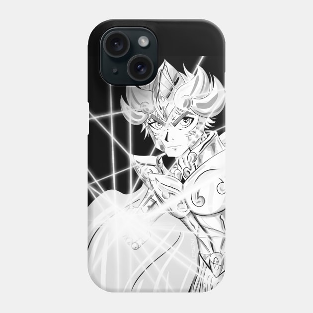 aioria of leo ink saint of gold Phone Case by jorge_lebeau