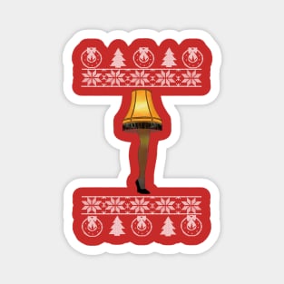 A Christmas story lamp Magnet