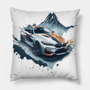 BMW In The Sky Pillow