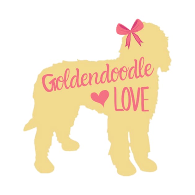 Goldendoodle Car Love Sticker by meganelaine092