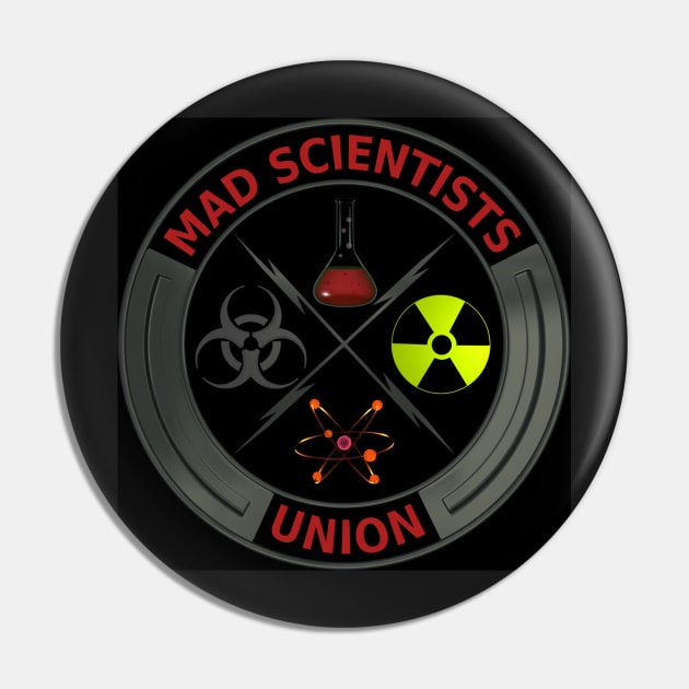 Mad Scientists Union Pin by Packrat