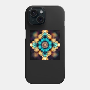 Stained glass Flower Mandala pattern Phone Case