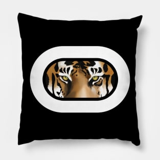 Intense stare from a tiger Pillow