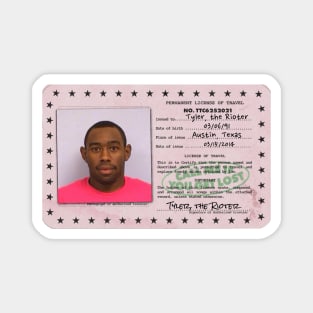 Call Me If You Get Lost Passport Tyler Mugshot Magnet