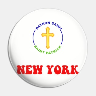 NEW YORK CITY PATRON SAINT Pin