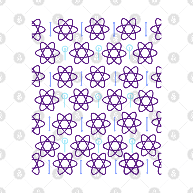 Purple Atomic Pattern by ACircusofLight