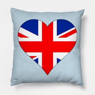 I Love Great Britain Pillow