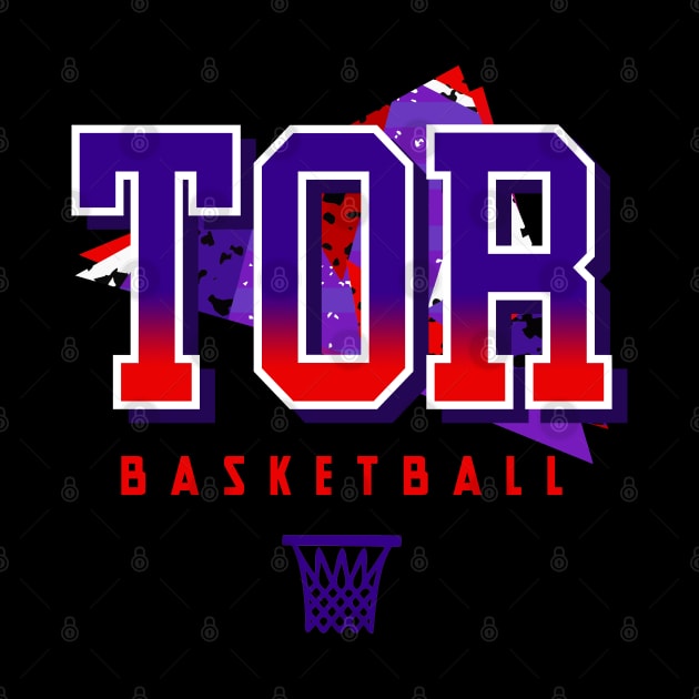 Toronto Basketball Retro by funandgames