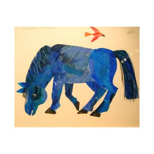 eric carle blue horse T-Shirt