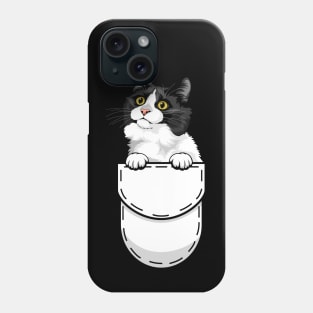 Funny Munchkin Pocket Cat Phone Case