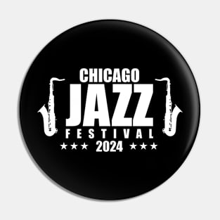 Chicago Jazz Festival 2024 Pin