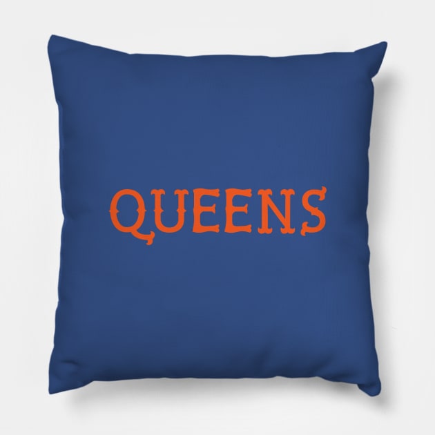 Queens Team Pillow by MAS Design Co