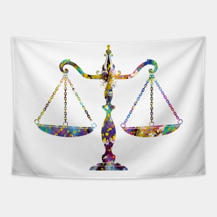 Scales of Justice Tapestry