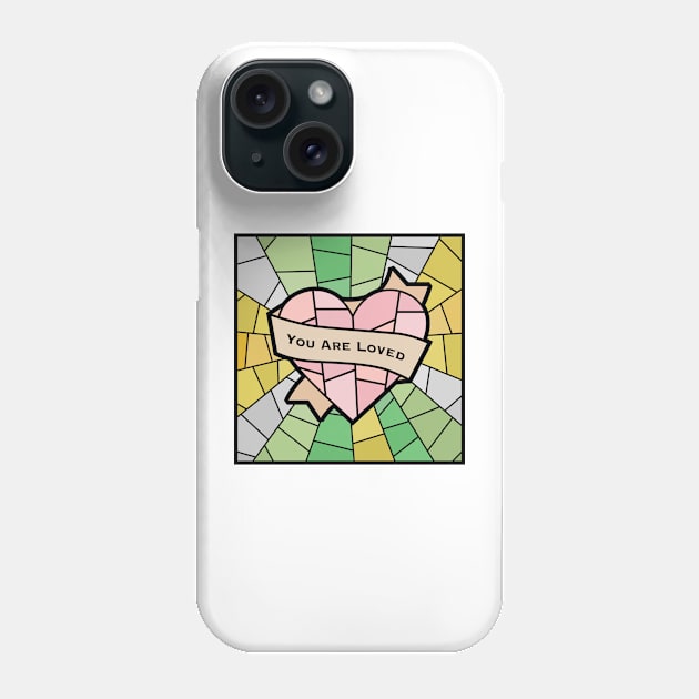 You Are Loved Pride (AlloAro) Phone Case by OctopodArts