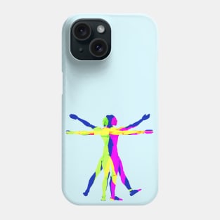 The Vitruvian Man (Bright Boy) Phone Case