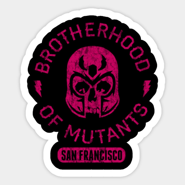 Bad Boy Club Brotherhood Of Mutants X Men Sticker Teepublic