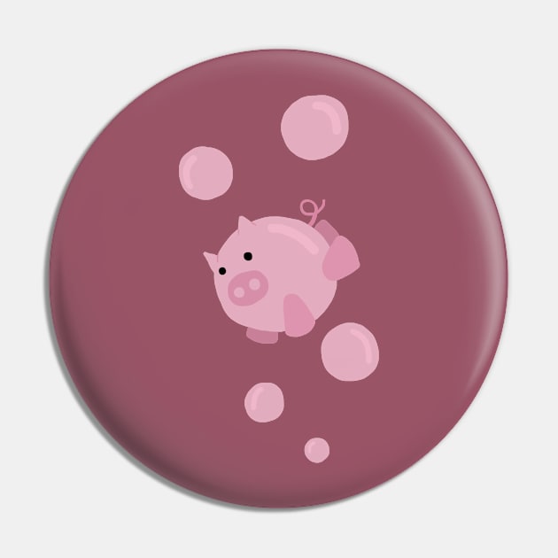 Pig Bubbles Pin by NME