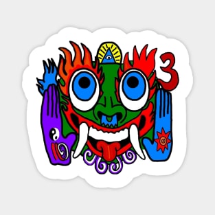 Aztec God Magnet