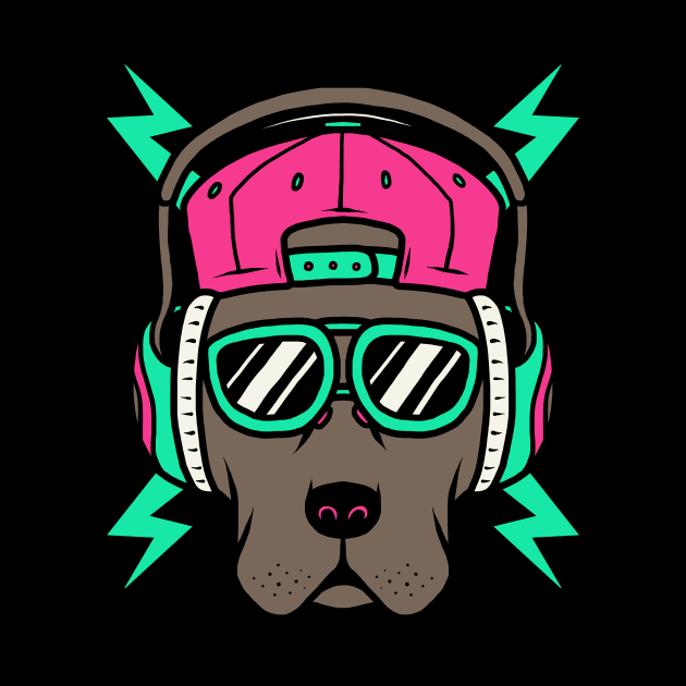 Cool Dog by CyberpunkTees