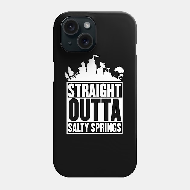 Straight Outta Salty Springs T-Shirt Phone Case by mangobanana