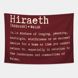 Hiraeth, Cymru Tapestry