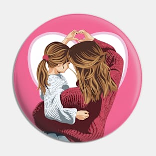 One Heart Pin