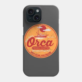 Orca fishing charter Phone Case