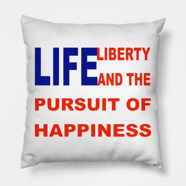 Happiness Flag Pillow by Witty Things Designs