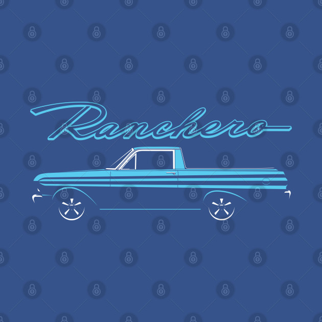 Disover 64-65 Light Blue Ranchero - Ranchero - T-Shirt