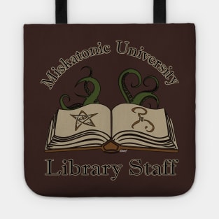 Cthulhu Tee - Miskatonic Library Staff Tote