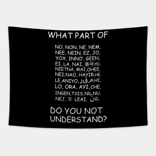 No in every language Tapestry