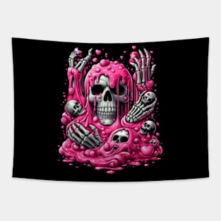 Engulfed in Terror: The Blob Tee Tapestry