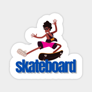 Skate Board Magnet